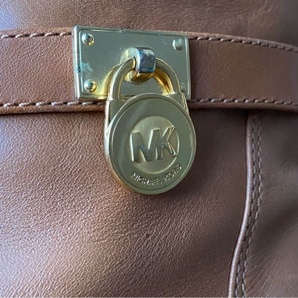 Michael Kors Sz 8.5 Brown Leather Boots - Picture 5 of 8